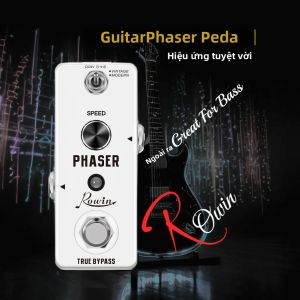 Pedal Phaser Guitar Mini Rowin Hiệu Ứng Pha Tương Tự Với Chế Độ Vintage Và Modern True Bypass Vỏ Kim Loại Dành Cho Guitar Điện Và Bass