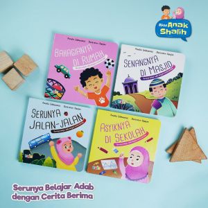 Serunya Belajar Adab dengan Cerita Berima (4 Boardbook)