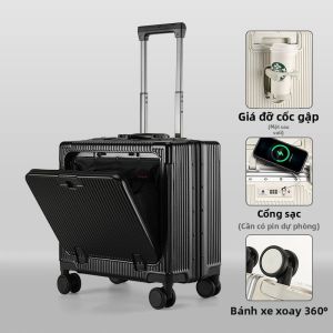 MANLVSHI | Vali Du Lịch Kinh Doanh Đa Năng Mở Trước