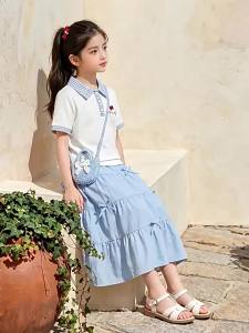 LIREGONGZHU | Bộ Đầm Mới Thiết Kế Cho Bé Gái Mùa Hè Siêu Nhẹ