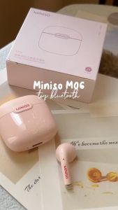 MINISO M06 TWS Bluetooth Earphone BT5.3 Brand Quality Mini Wireless Earbuds Sport Gaming Bluetooth Headset with Mic Support Call Video Android Universal Mobile Phone