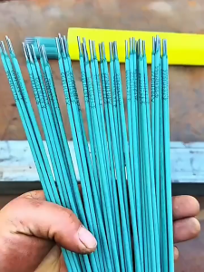 400Pcs High Strength Durable Carbon Steel Green Skin Welding Rod AC/DC Dual-purpose Welding Stick Stable Low Melting Point Welding Accessories 【24 hours delivery】