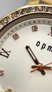 OPMO Adeline Leather Strap Aperture Luminous Jam Tangan Wanita Anti Air Free Box Exclusive