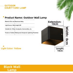 GUAIJUE | Waterproof Outdoor Wall Washer Light Decorative