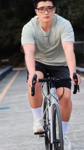WOSAWE Men Women Cycling Shorts 4D Gel Pads Casual Breathable Quick Dry Sports Bike Shorts