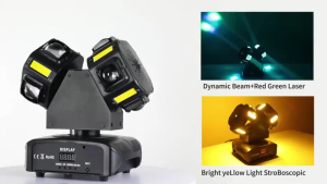 120 W แสงเลเซอร์ดิสโก้ - RGBW ลูกเล่น DMX 512 &ควบคุมเสียงสำหรับปาร์ตี้ KTV