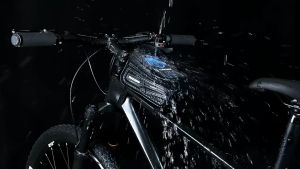 Bike Frame Front Top Tube Bag Waterproof Cycling Bag 6.8 Inches Touch Screen Bike Phone Bag Bicycle Accessories