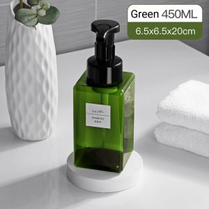 250/450 Square Plastic Foam Soap Bottle Container / Soap Foam Foam dispenser hand Soap Dispenser Plastic Pump Bottles Refillable Empty Lotion Dispenser Liquid Container for Shampoo 4 bottles/Set. - Lazada