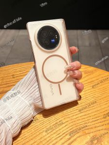 Magnetic Charging Ultra Thin Transparent Matte Protective Case for Vivo X Fold 3 Pro Full Enclosure Hinge and Pivot Protection