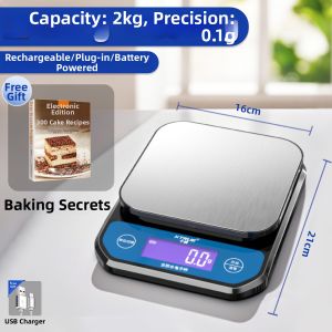 KTRUE | Precision Waterproof Kitchen Scale High Accuracy