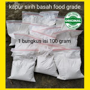 kapur sirih basah asli 100% kapur gamping