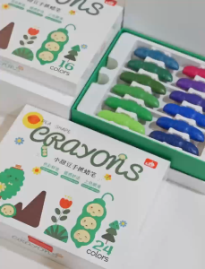 Kuelox Sweet Bean Hand Crayons - Fun Non-Toxic and Washable Crayons for  Kids Christmas Art Gifts 16/24/36 Colors