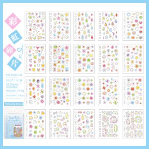 Yuxian | Cute Nail & Diary Decorative Stickers 1600 Pieces