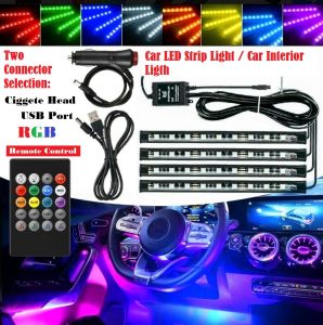 Car Foot Lamp Led Strip Light Rgb Atmosphere Interior Light Room Light Roof Light Foot Light Ambient Light Car Usb Led Light Remote Car Indoor Neon Light Strip Car Interior Led Light Accessories Lampu Led Dalam Kereta Axia Myvi Saga Persona bezza aruz