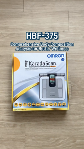 OMRON Body Composition Monitor HBF-375 (1 Year Local Warranty) Omron Hbf 375 Omron Body Fat Analyzer - Lazada