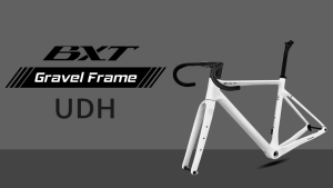 BXT Carbon Frame inner cable Bike Superlight 700*45C Gravel Frame Bicycle Frameset