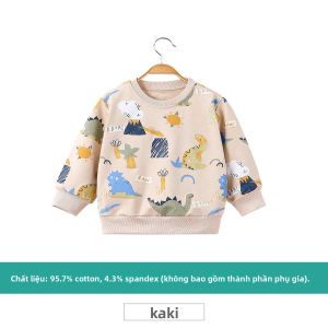 Hamqi | Áo Hoodie Tay Dài In Hình Cartoon cho Bé Trai