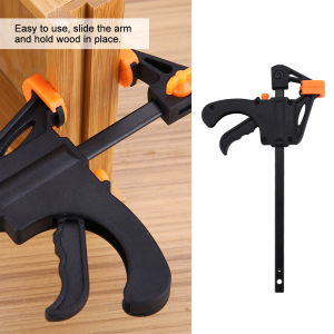 DomeDecor Làm việc chế biến gỗ bar mini f kẹp Clip Set cứng nhanh chóng Ratchet phát hành Clip DIY mộc tay công cụ tiện ích chế biến gỗ kẹp