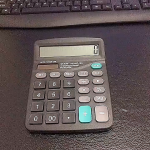 Multi-functional Electronic Calculator Counter Solar & Battery Power 12 Digit Display Business Office School Calculating