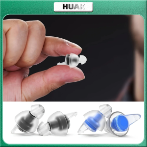 HUAK High Fidelity Concert Ear Plugs Ear Protection Musician Earplugs Silicone Material for Concerts Music FestivalMotorcycle