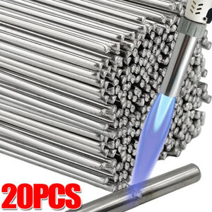 20PCS Low Temperature Melt Aluminum Welding Rods Weld Bars Cored Wire Rod Solder for Soldering Aluminum No Solder Powder