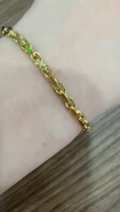 Poh Heng Jewellery 22K Anchor Chain Bracelet (0.3cm)in Yellow Gold[Price By Weight]