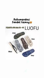 LUOFU SANDAL WANITA KERET JELLY JEPIT IMPORT / SANDAL JEPIT WANITA TERBARU 2023 / MURAH HARGA PROMO
