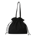 Plain Simple Drawstring Shoulder Bag. 