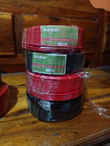 KABEL LISTRIK 1 rooll 2.5mm 50 yard merk ramai. kabel listrik tunggal tembaga campuran