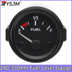 RYSJM | 12V 52mm Car Motorcycle Fuel Level Meter Gauge 240~33ohm Car Fuel Gauge Modification Accessories Parts Fuel Level Pointer