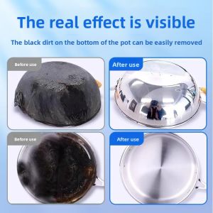 MONLEYTA | Kitchen Pot Bottom Black Scale Cleaner Powerful Burnt Residue Remover Heavy Duty Oil Stain Removal Liquid Formula