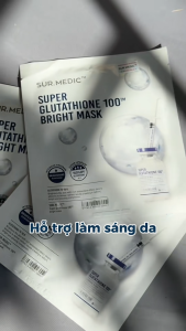 Mặt nạ Sur.Medic tinh chất Glutathione làm trắng da 30g Super Glutathione 100 Bright Mask Hàn Quốc