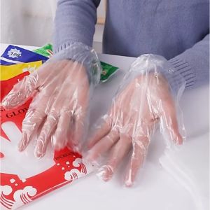 Set 100 găng tay dùng một lần trong suốt