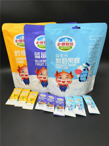 ยำโยเกิร์ตสตรอเบอร์รี่เลมอนบลูเบอร์รี่จากจีนแผ่นดินใหญ่ ขนมไม่มีแอลกอฮอล์ ขนมหวาน ขนมปัง ขนมสด อุปกรณ์ตกแต่งบ้าน