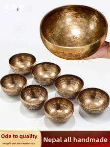 OSITE | Medicine Buddha Decorative Singing Bowl for Yoga Sound Healing Handmade in Nepal