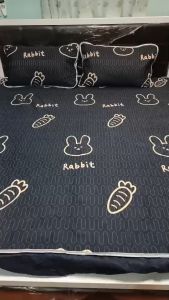 ชุดผ้าปูที่นอน ยางพารา ยางยืดรอบ 3ชิ้น 6ฟุต มีขนาด ขอบสูง 10 นิ้ว