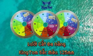 Lưỡi Cắt Đa Năng 125mm KingTom Sắc Màu Cắt Đá Granite Marble Thạch Anh