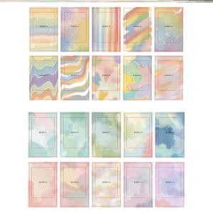 Instant Camera Photo Paper Edges Decorative Stickers Mini 3-Inch Pure Color DIY Cute Frame Design Photography Supplies