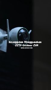 IP CAMERA EZVIZ C3N 1080P WIRELESS COLOR NIGHT SMART IR