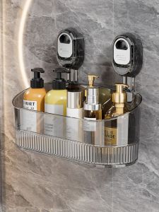HALEXIONG | Suction Cup Wall-Mounted Storage Rack No Drilling