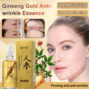 【Official Genuine】 Ginseng Anti-wrinkle Essence Brightens Skin Tone Moisturizes Tightens And Refines Skincare Essence Water