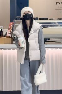 SHIMO | Korean Style Premium Short Womens Down Vest