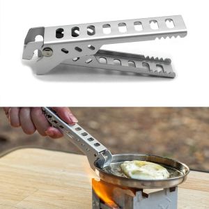 Clip en alliage daluminium Anti-chaleur support de pince pour bol Pot de Camping poignée de casserole accessoires de cuisine