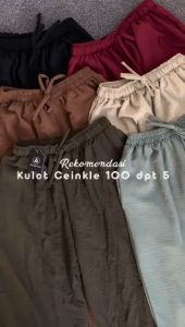 Celana Kulot Crinkle Airflow Premium Standar /Kulot Wanita / Kulot Crinkle