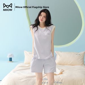 MiiOW | Summer Padded Cotton Simple Sleeveless Thin Home Wear