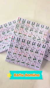 BATU DOMINO / DOMINO DOMPET PREMIUM ACRYLIC / BATU GAPLE HIGH QUALITY