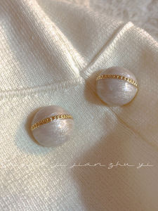 SUGAR French Style round Earrings Women Unique Design High-End Sensation Luxury Vintage Earring Fashionable Jewelry Accessories