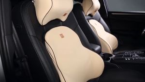 Combo gối tựa đầu và tựa lưng xe ô tô MYT Bộ gối tựa đầu dựa lưng ô tô chống đau mỏi chất liệu cao cấp Đệm cổ xe hơi