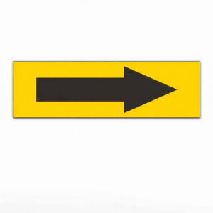 RUIKELAIXIANG | Waterproof Gas Flow Direction Indicator Stickers
