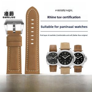 GANG JUE | Genuine Cow Leather Watch Strap for Panerai Mens Watches